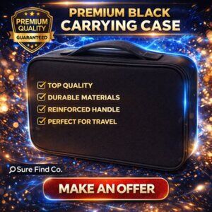 Large Portable Travel Makeup Train Case Cosmetic Organizer Bag Adjustable Divide